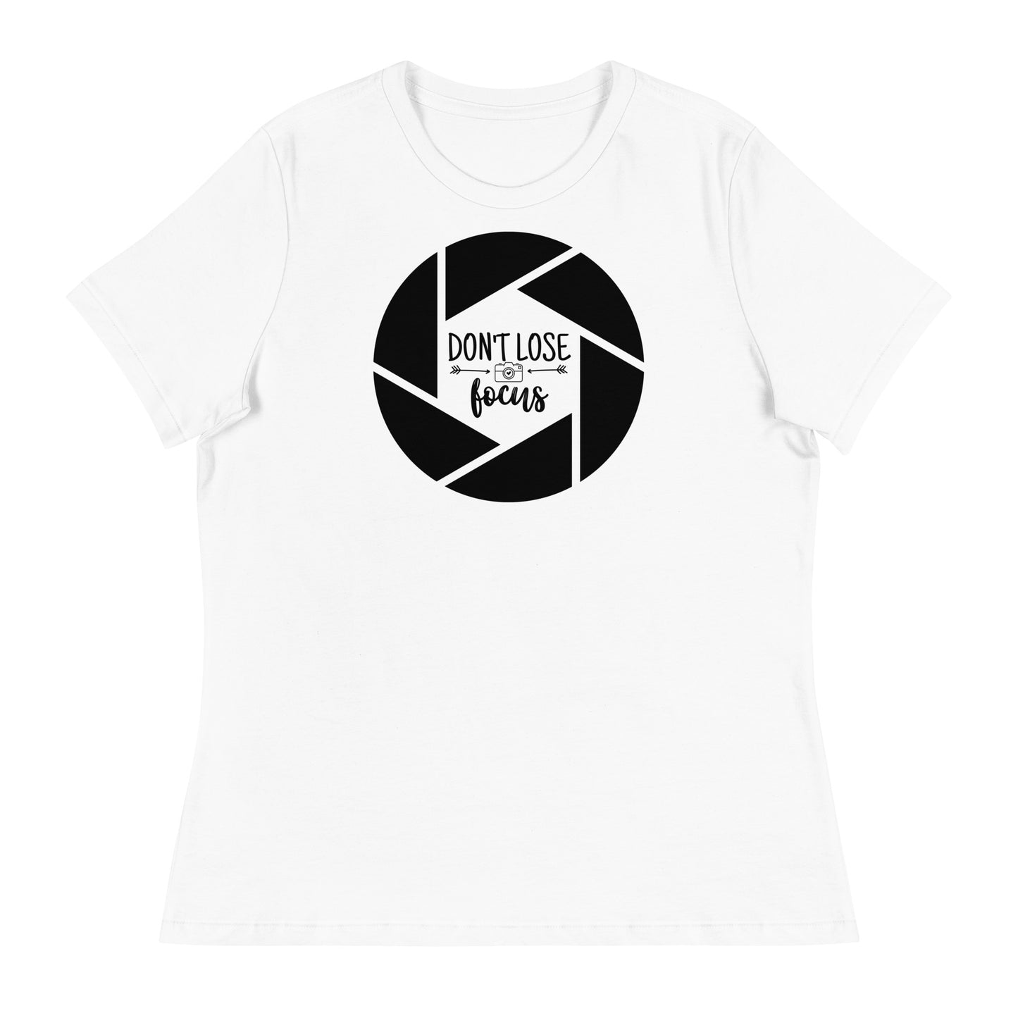 T-shirts pour fille - Ne perdez pas votre concentration - Logo noir