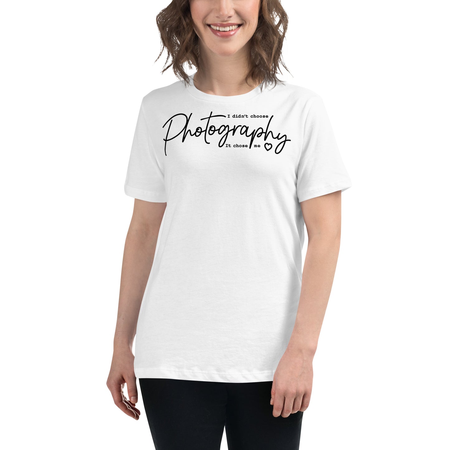 T-shirts fille - photographie - Logo noir