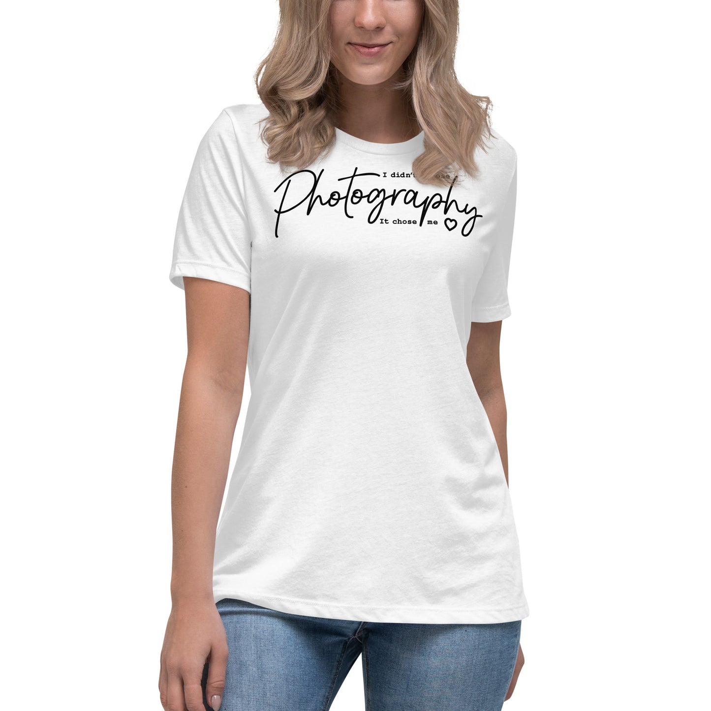 T-shirts fille - photographie - Logo noir