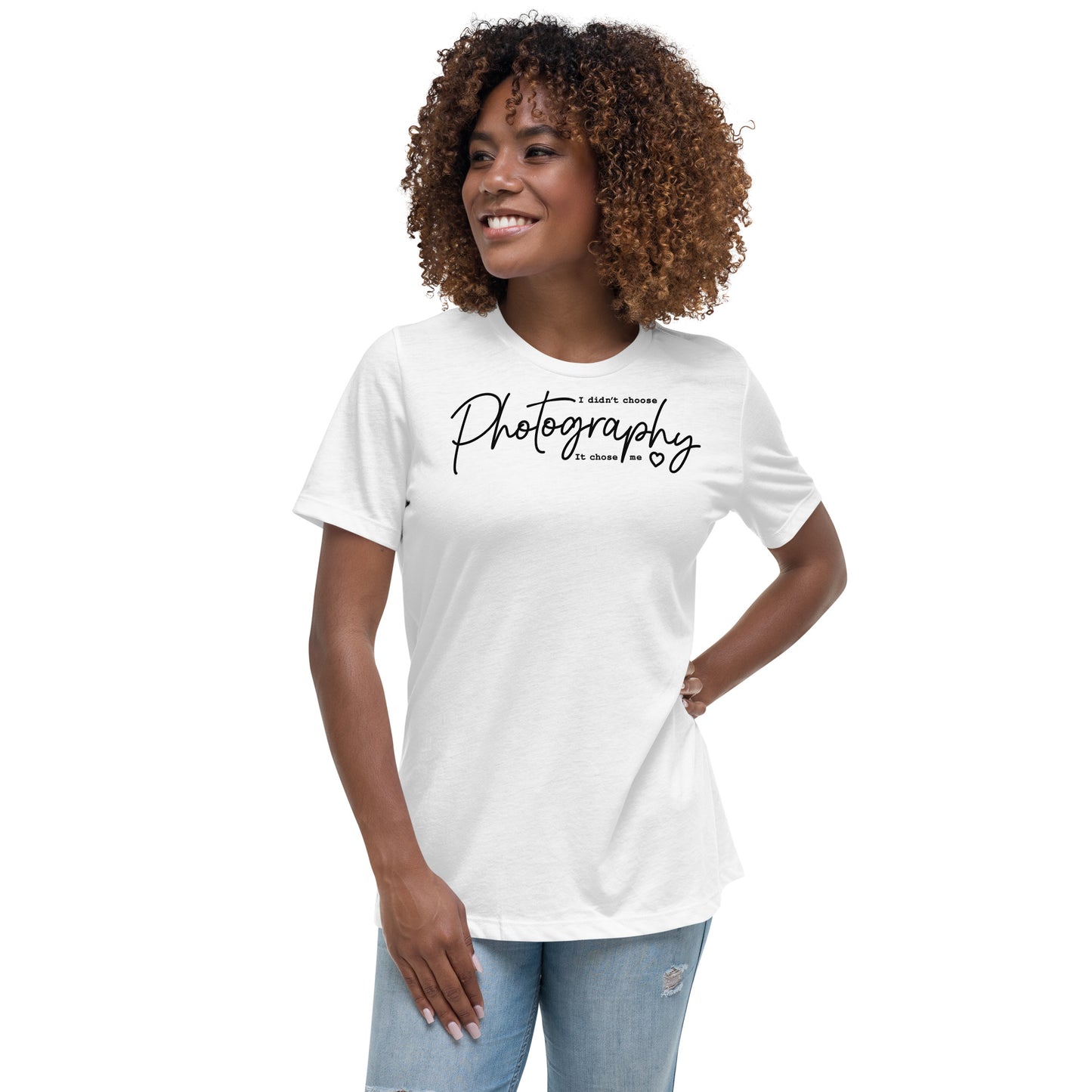 T-shirts fille - photographie - Logo noir