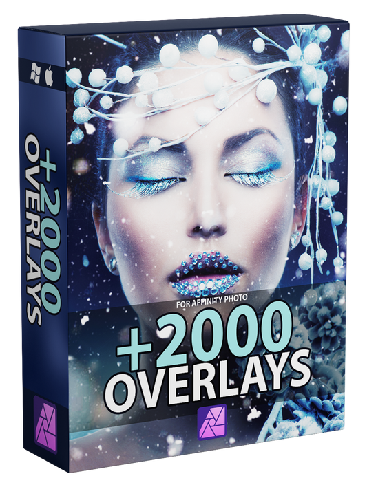 Affinity Photo - +2000 Overlays - Kostenlose lebenslange Updates