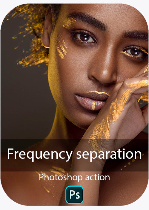 Frequency Separation - Photoshop Action