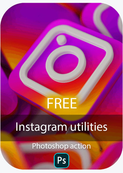 Utilitaires Instagram + 20 <tc>Presets</tc> + Modèles + Actions Photoshop - GRATUIT !!