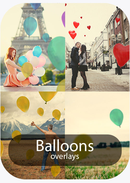 Ballons - Überlagerungen
