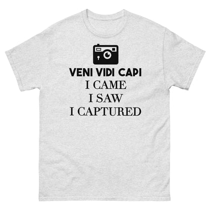 Männer T-Shirts - Veni Vidi Capi - Schwarzes Logo