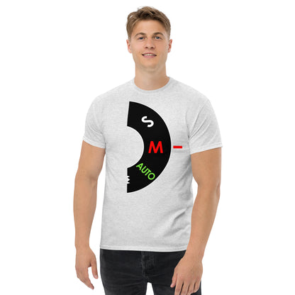 T-shirt da uomo - Manuale - Logo nero