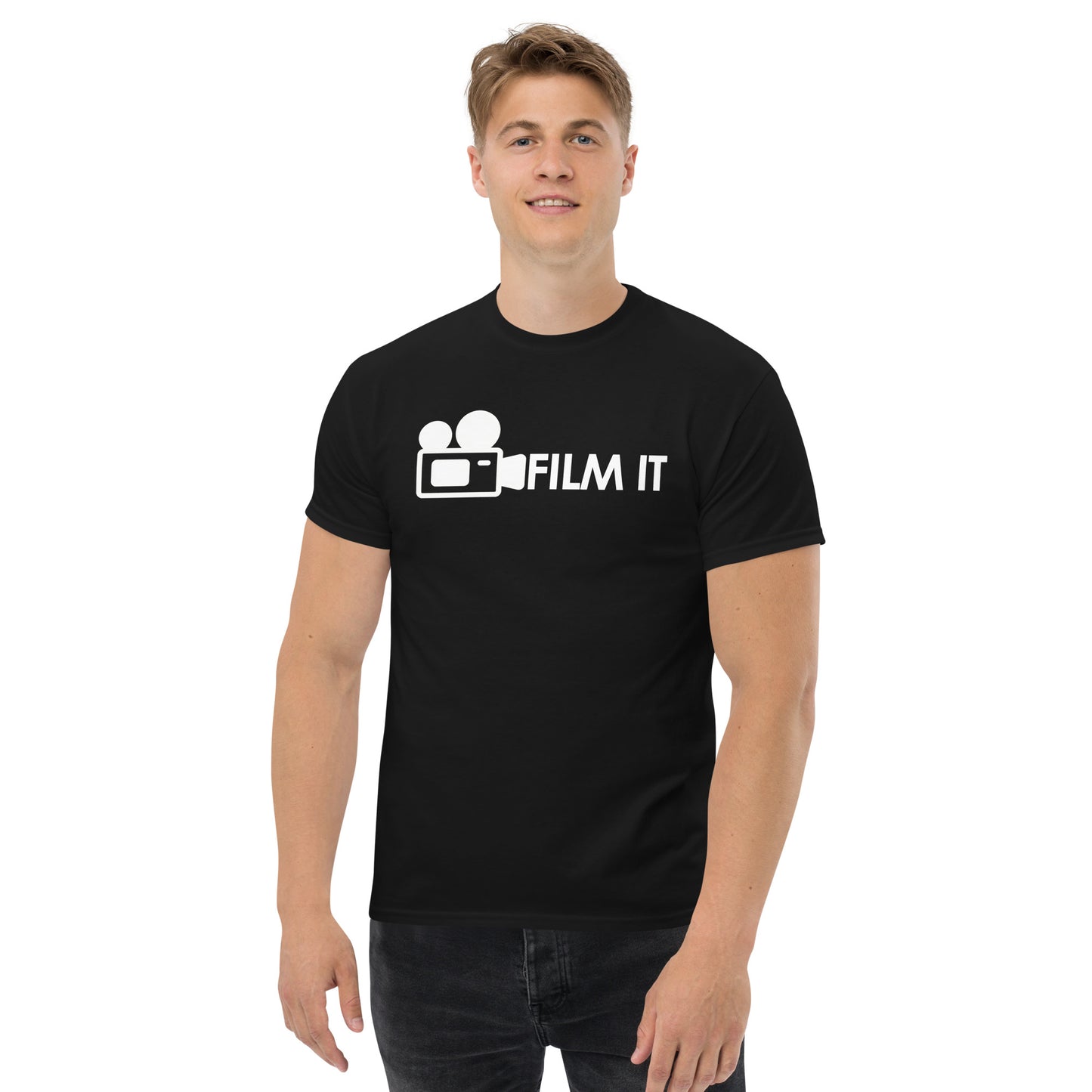 Männer T-Shirts - Film it - Weißes Logo