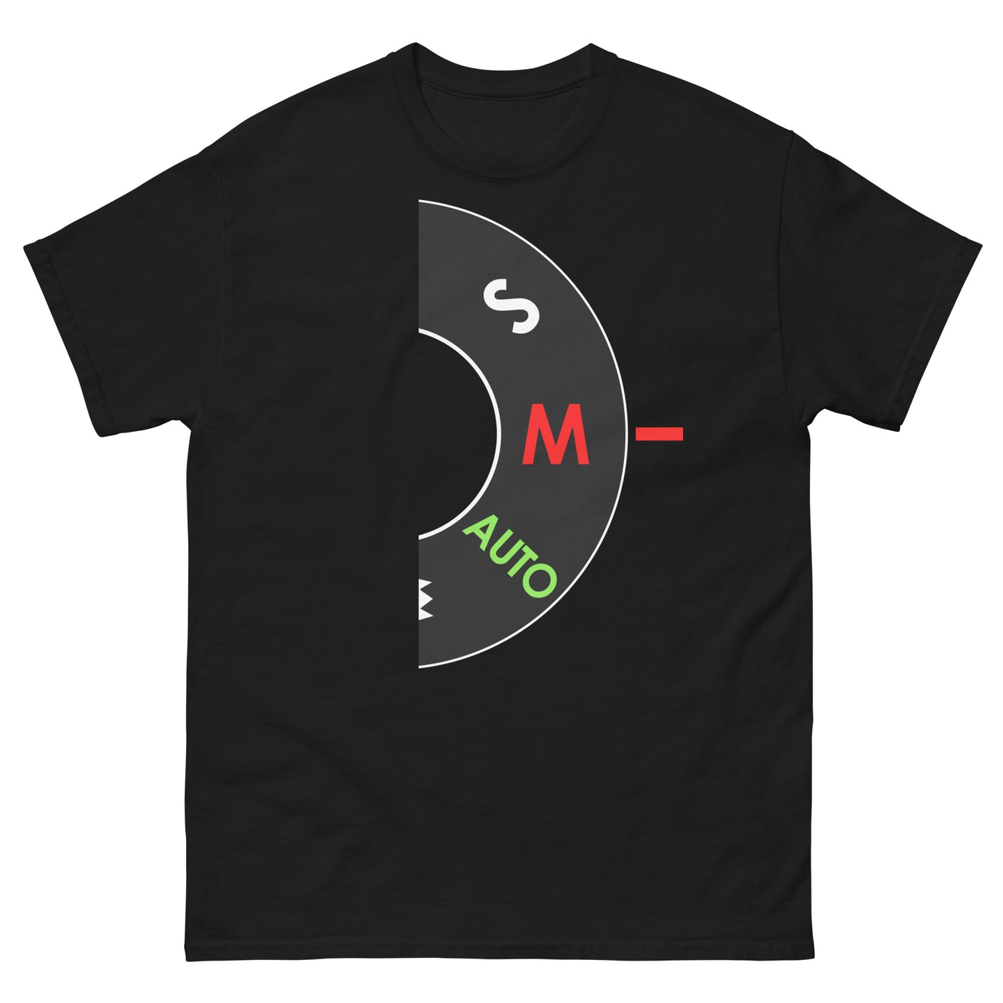 Männer-T-Shirts - Handbuch - Schwarzes Logo