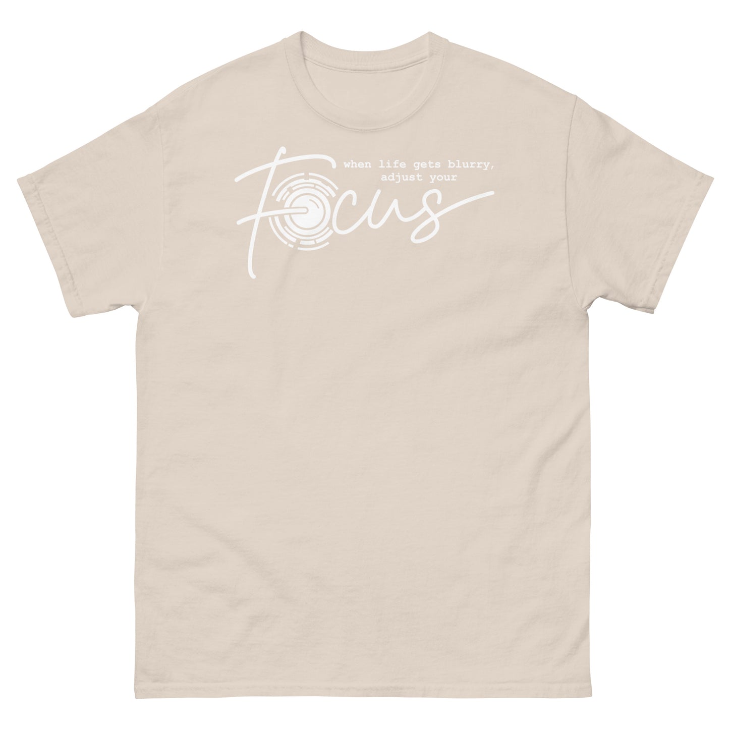 Men Tees - Focus - White logo
