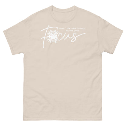 Men Tees - Focus - White logo