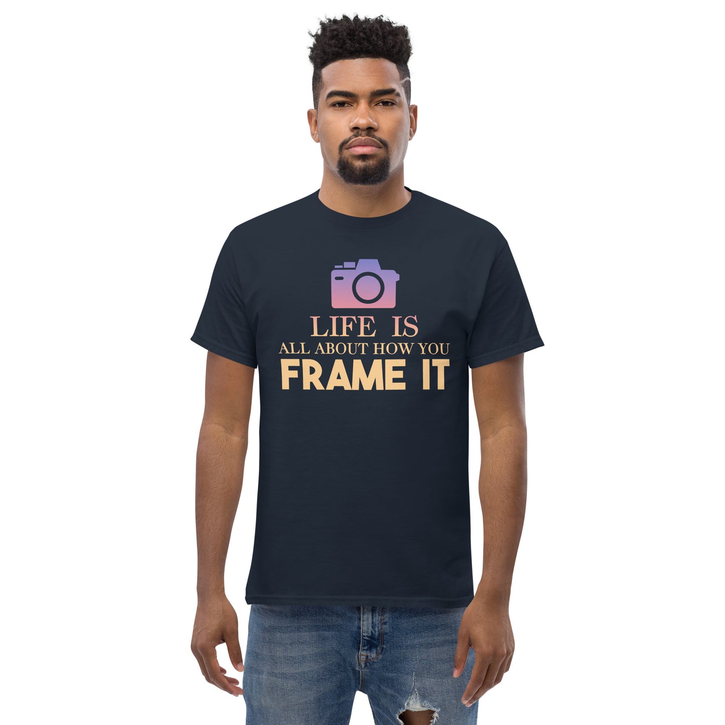 Men Tees - How you Frame it - Colored Logo