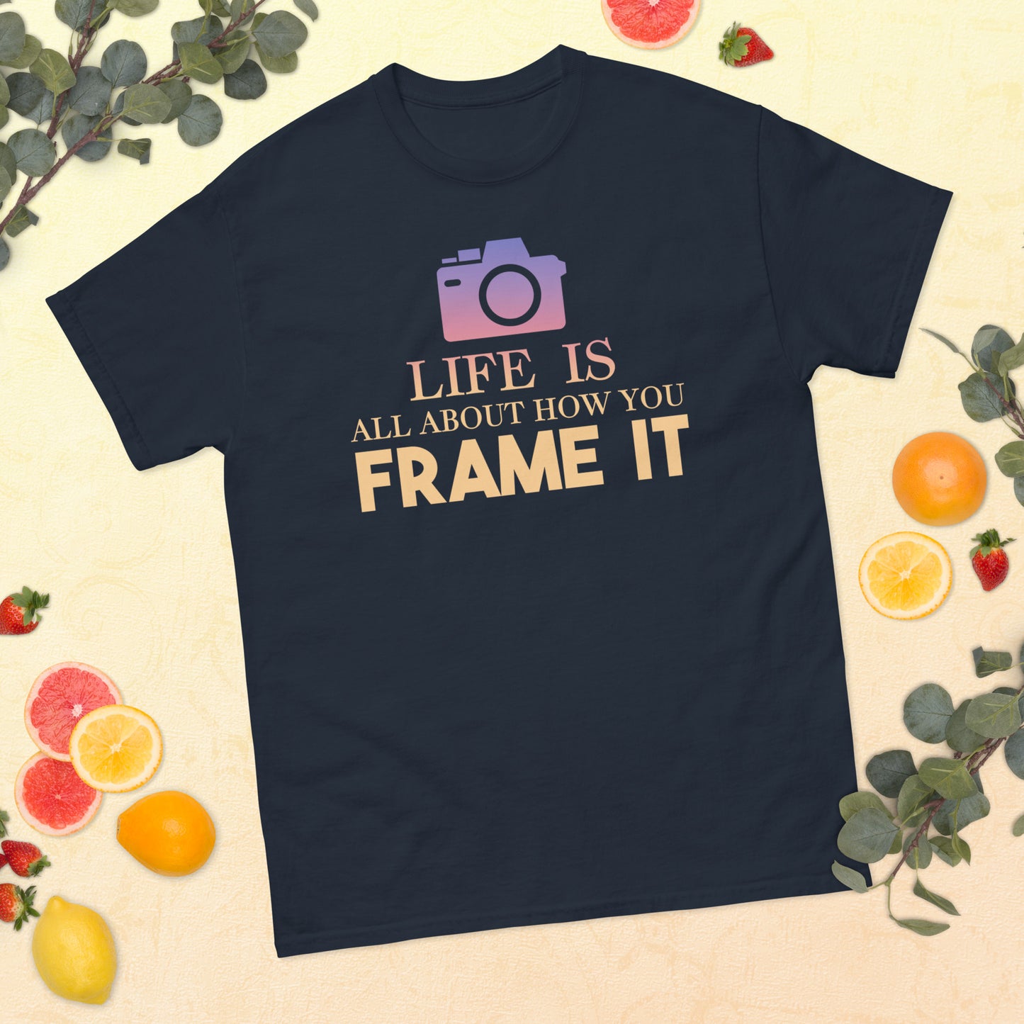 Men Tees - How you Frame it - Colored Logo
