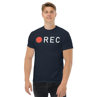 T-shirt da uomo - REC - Logo bianco