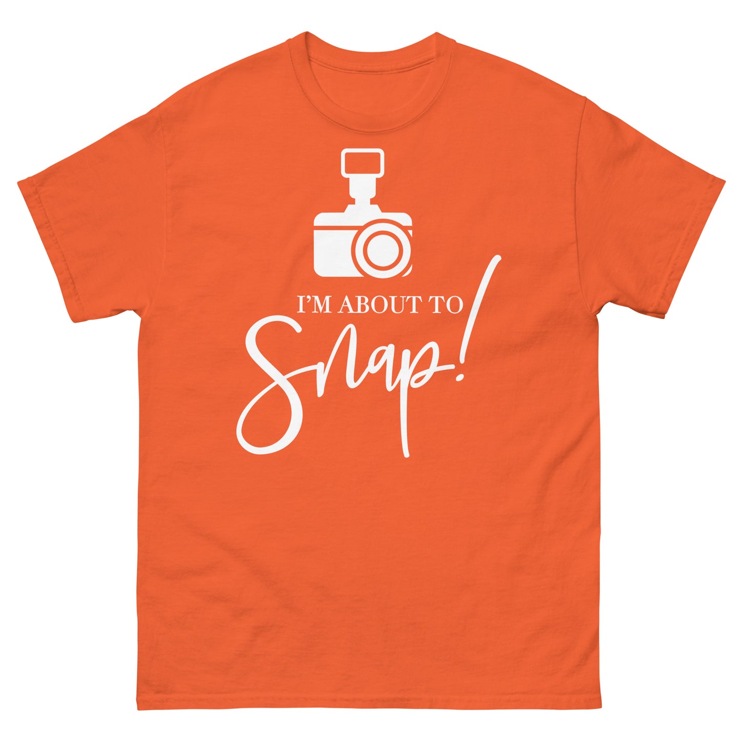 Männer T-Shirts - I'm about snap - Weißes Logo