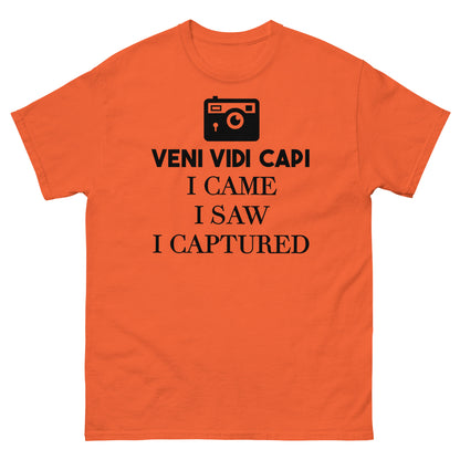 T-shirt da uomo - Veni Vidi Capi - Logo nero