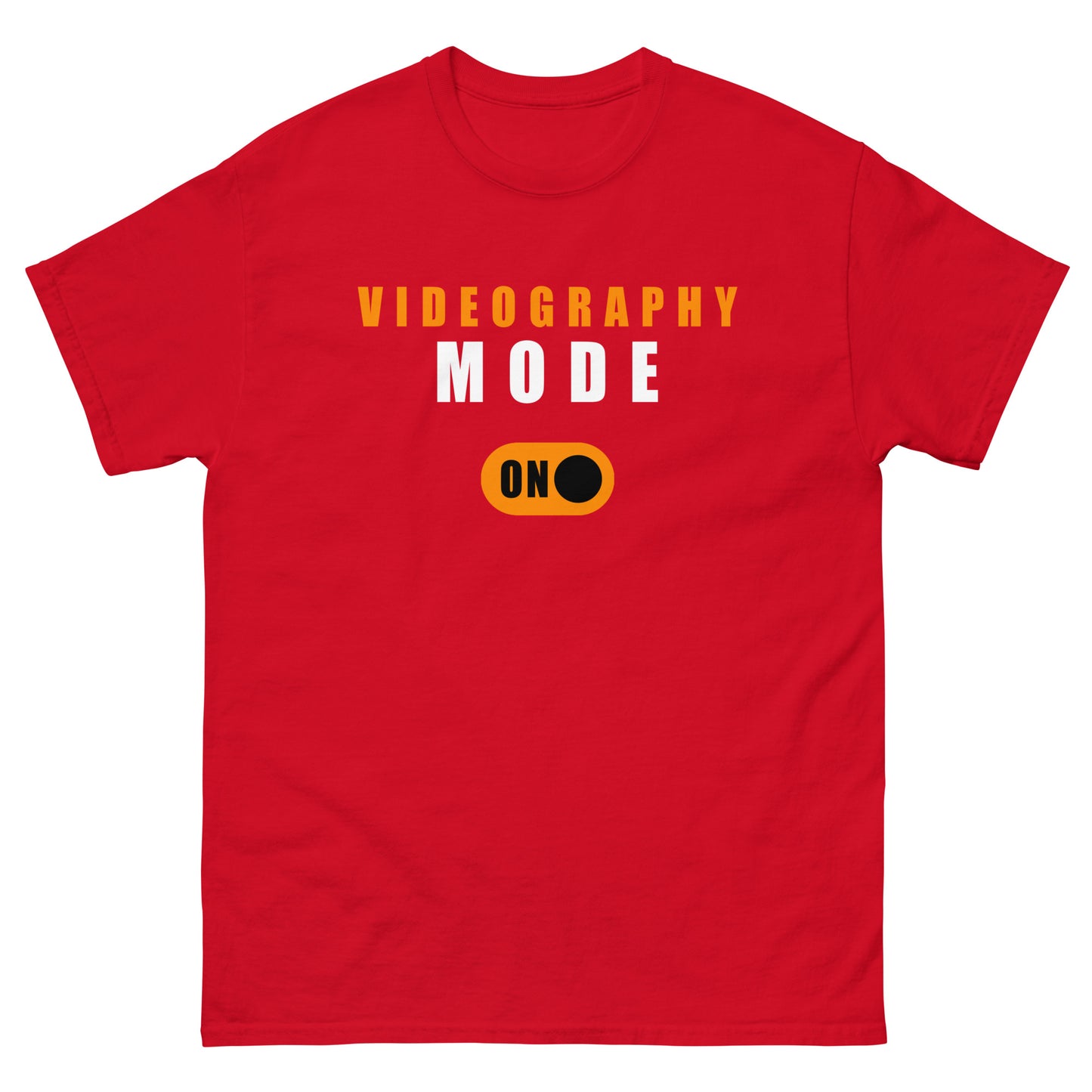 Camisetas de hombre - Modo de videografía - Logotipo blanco