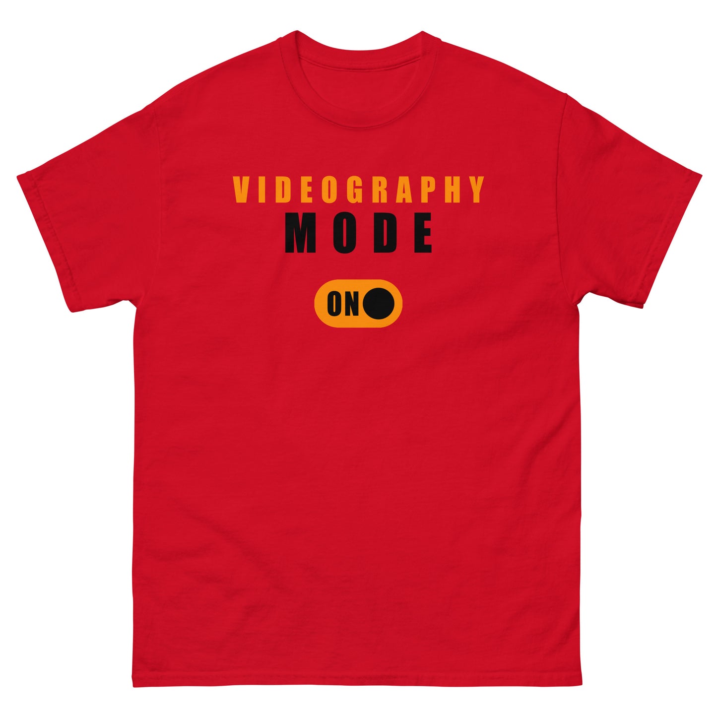 T-shirt da uomo - Modalità video - Logo nero