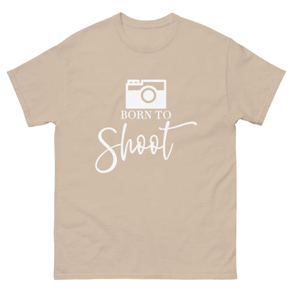 T-shirts Homme - Born to shoot - Logo Blanc