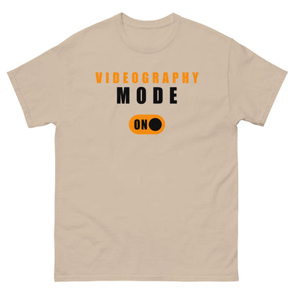 Men Tees - Videography Mode - Black Logo
