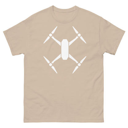 Camisetas de hombre - Drone - Logotipo blanco