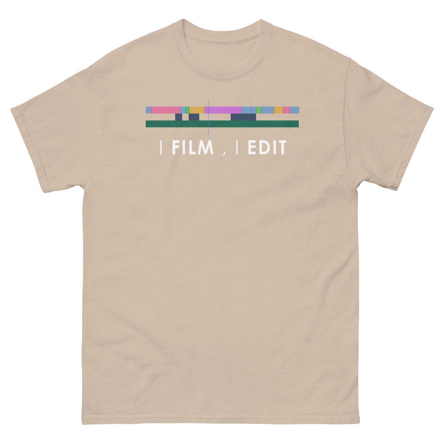 T-shirt uomo - filmo montaggio - logo bianco