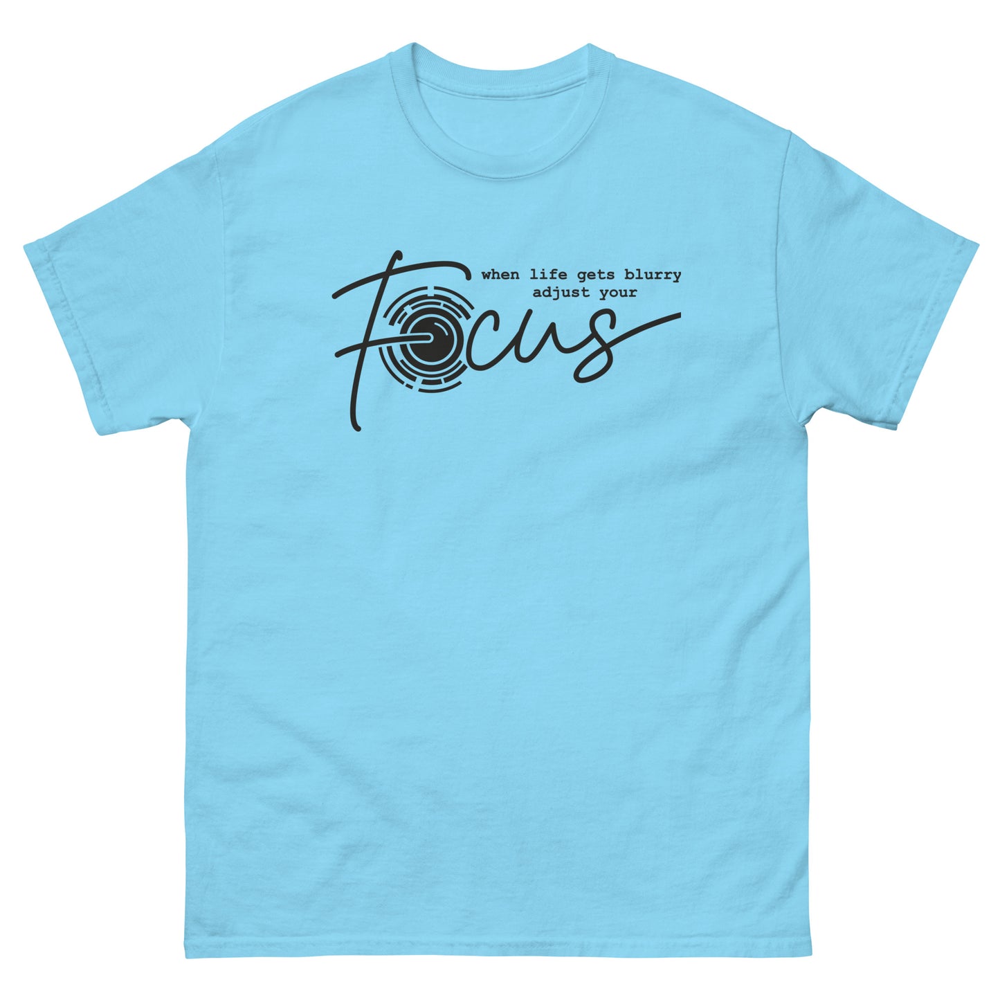 Männer T-Shirts - Focus - Schwarzes Logo