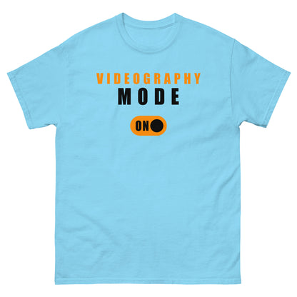 Men Tees - Videography Mode - Black Logo