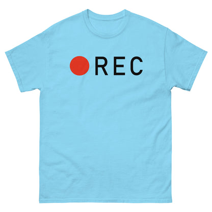 Männer T-Shirts - REC - Schwarzes Logo