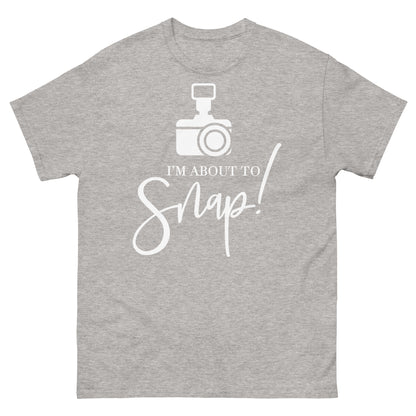Männer T-Shirts - I'm about snap - Weißes Logo