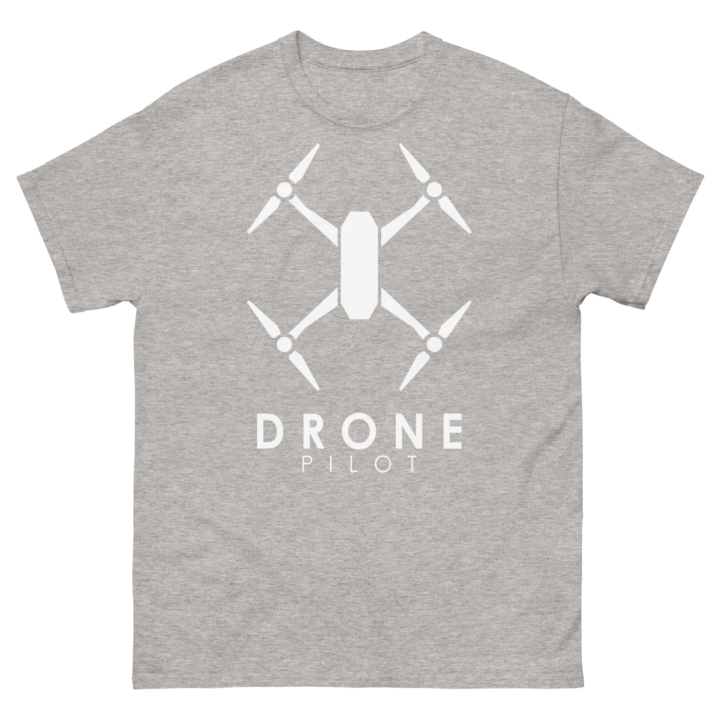 Männer T-Shirts - Drohnenpilot - Weißes Logo