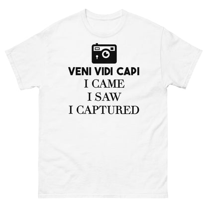 T-shirt da uomo - Veni Vidi Capi - Logo nero