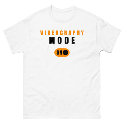 Men Tees - Videography Mode - Black Logo