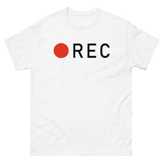 T-shirt da uomo - REC - Logo nero