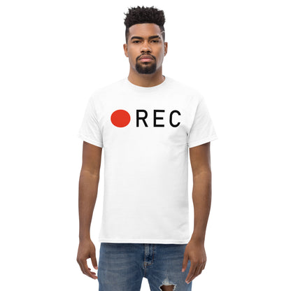 Männer T-Shirts - REC - Schwarzes Logo