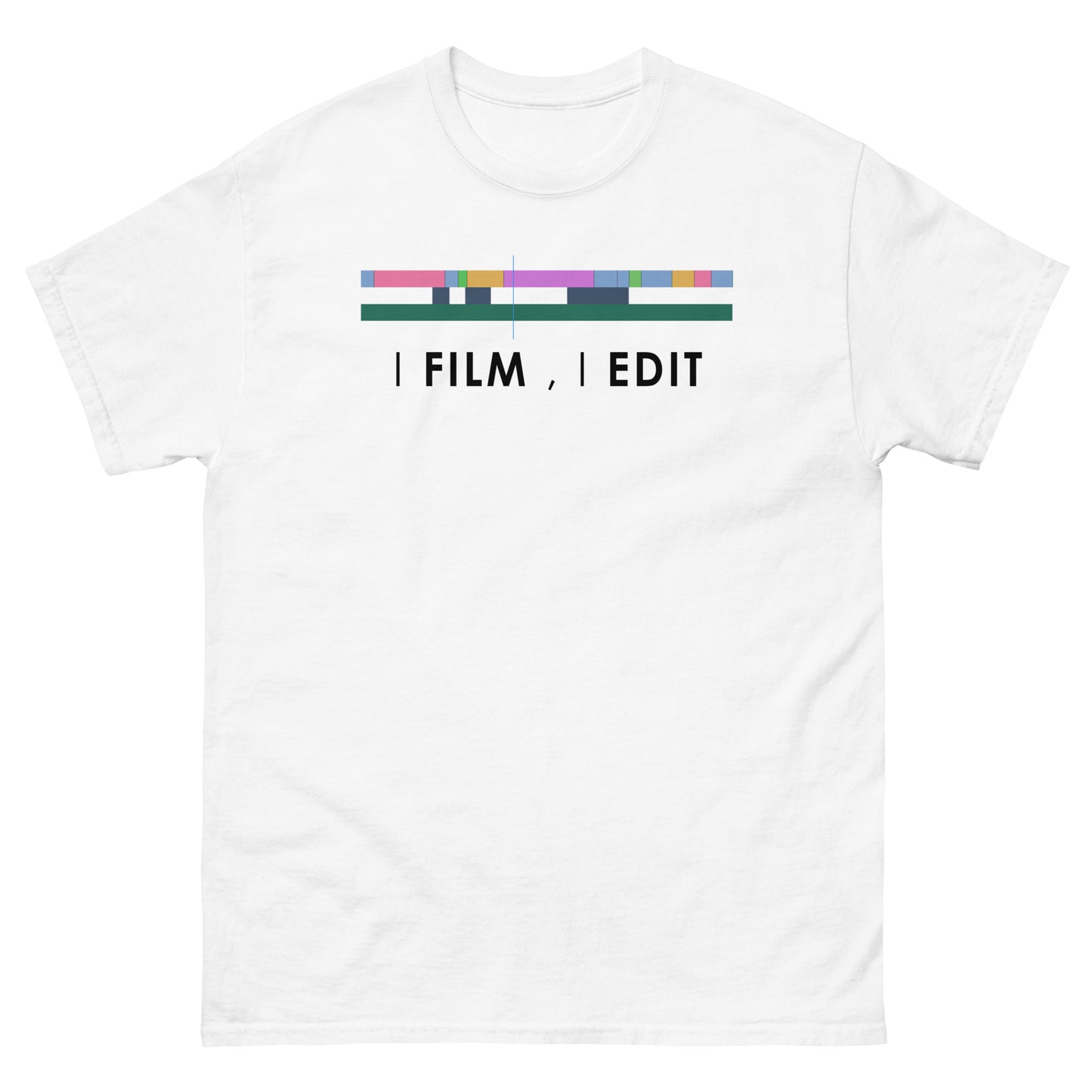 Camisetas de hombre - Filmo y edito - Logotipo negro