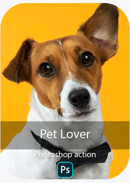 Amor de mascotas - Acción de Photoshop