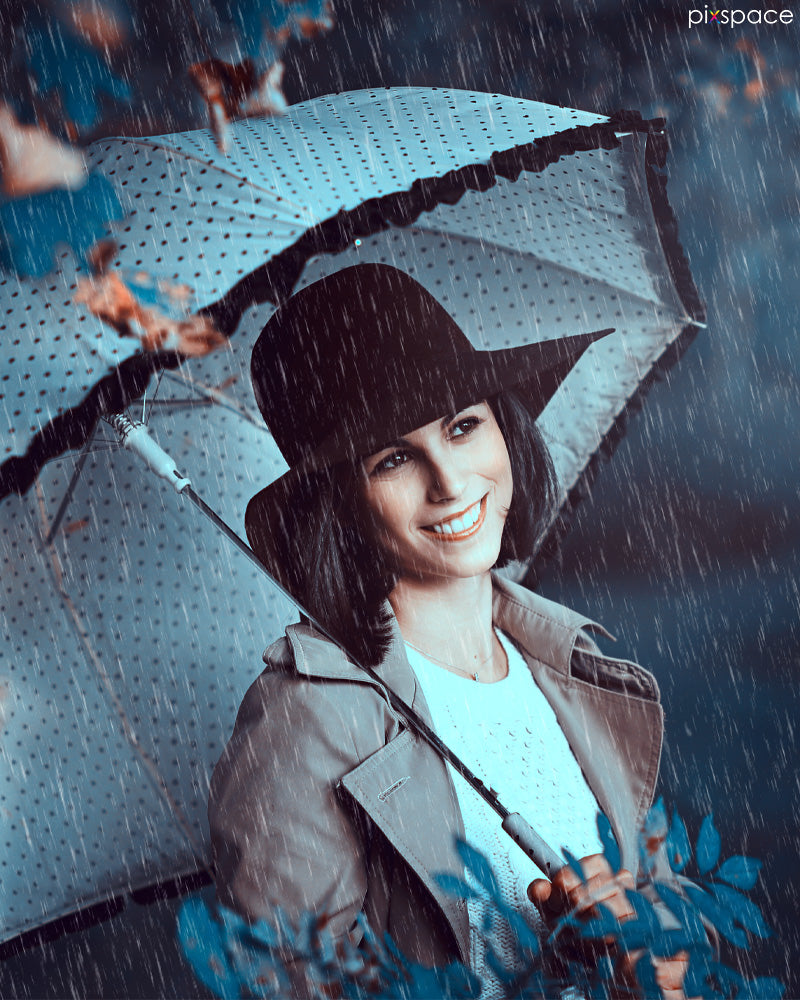 Regen - Photoshop-Aktion