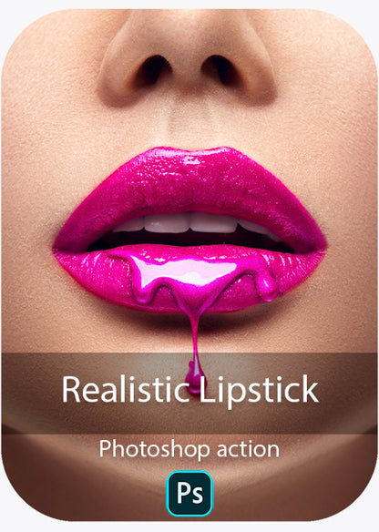 Rouge à lèvres - Action Photoshop