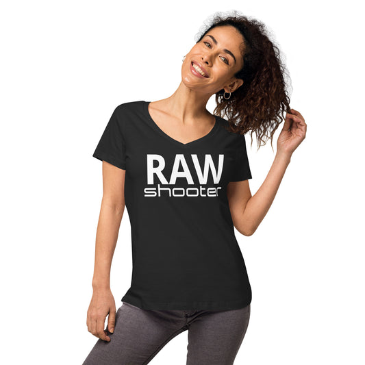 Women’s fitted v-neck t-shirt