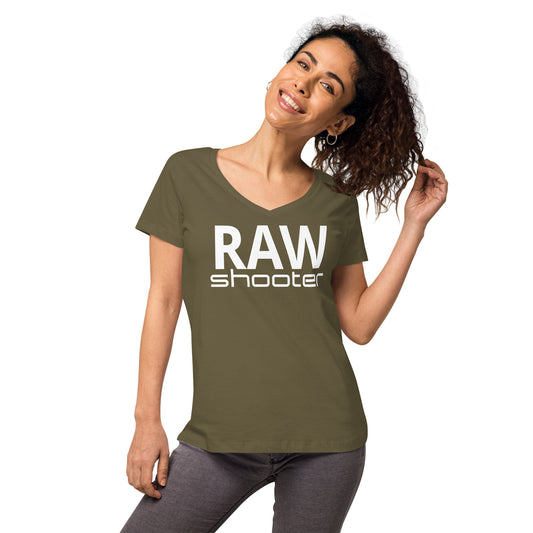 Women’s fitted v-neck t-shirt