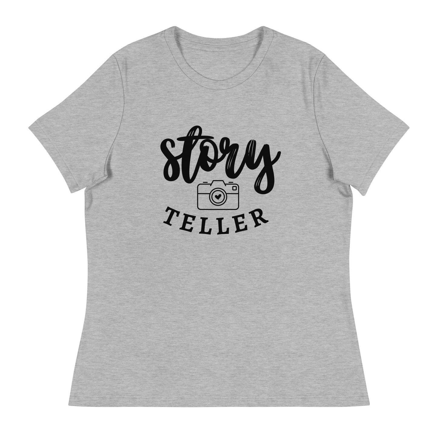 Mädchen-T-Shirts - Geschichtenerzähler - Schwarzes Logo