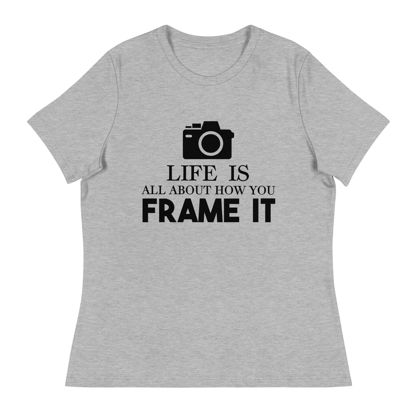 T-shirt da ragazza - Frame it - Logo nero