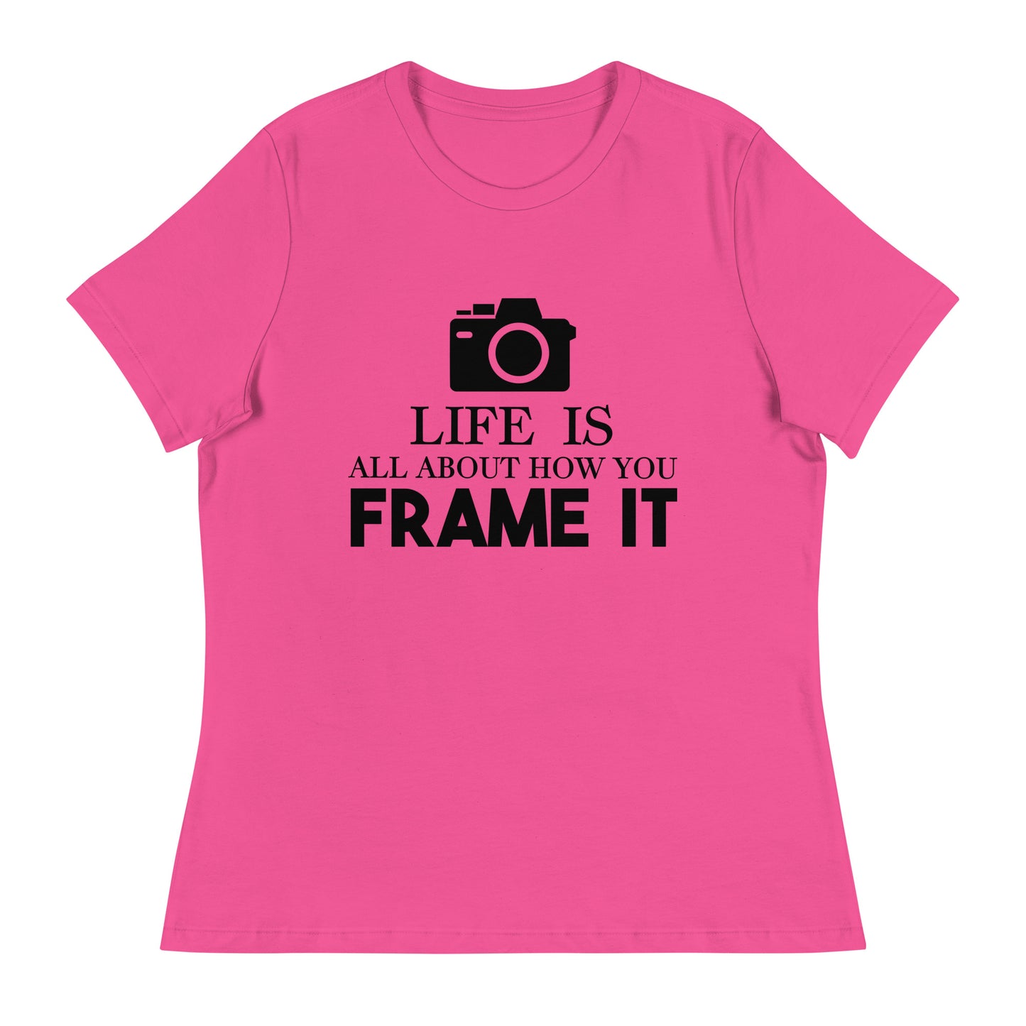T-shirt da ragazza - Frame it - Logo nero