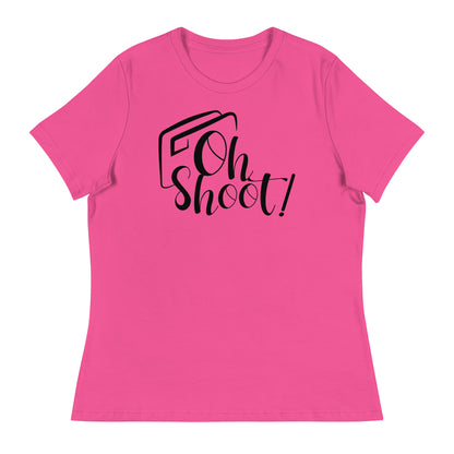 Magliette da ragazza -Oh Shoot- Logo nero