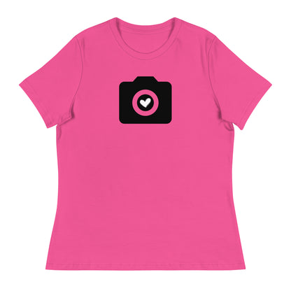Girl Tees - camera - Black Logo