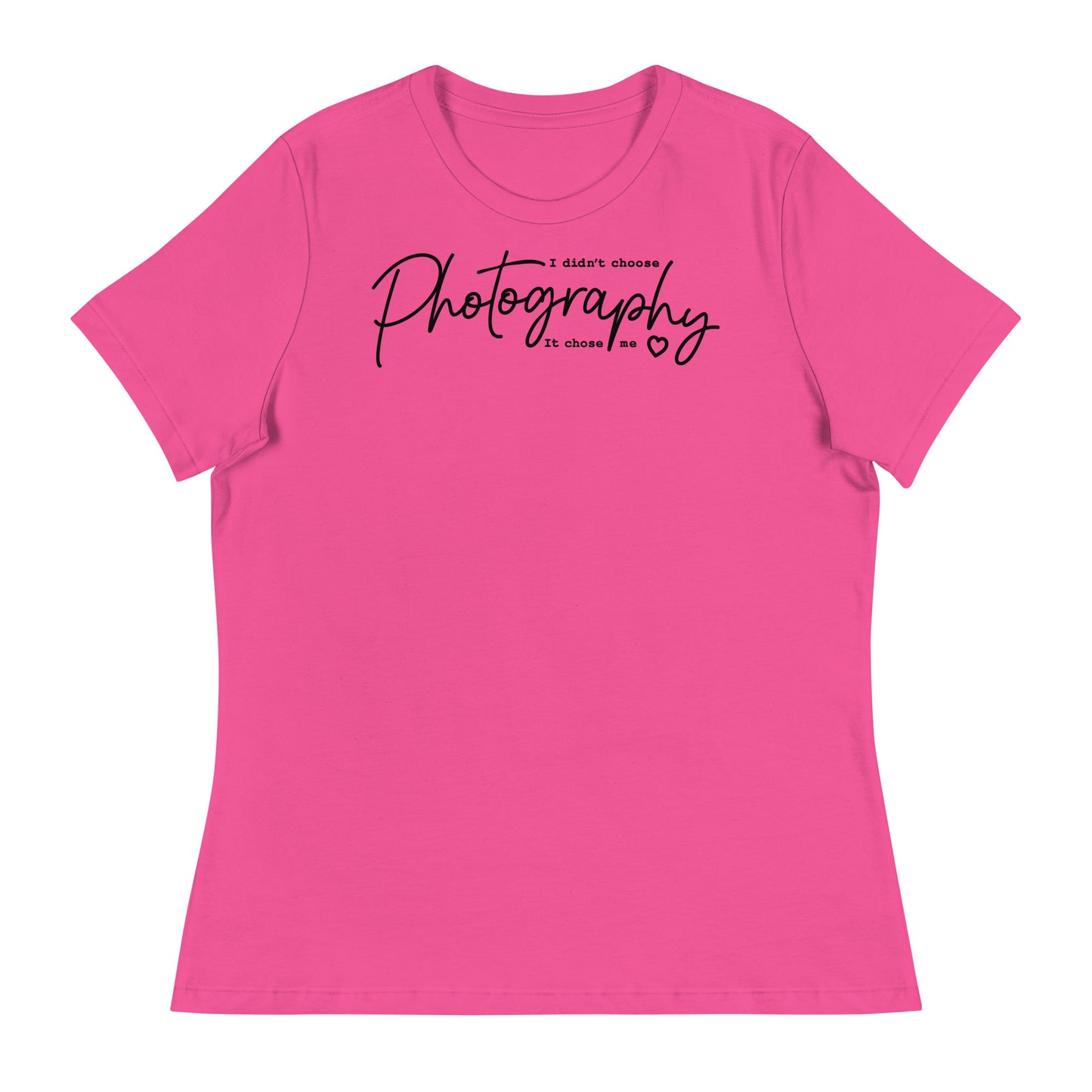 T-shirt da ragazza - fotografia - Logo nero