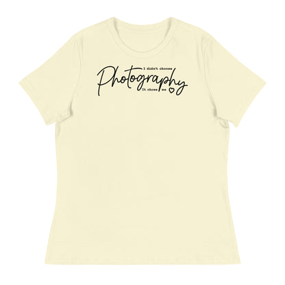T-shirts fille - photographie - Logo noir