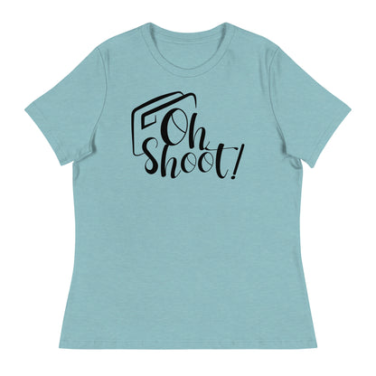 T-shirts Fille -Oh Shoot- Logo Noir