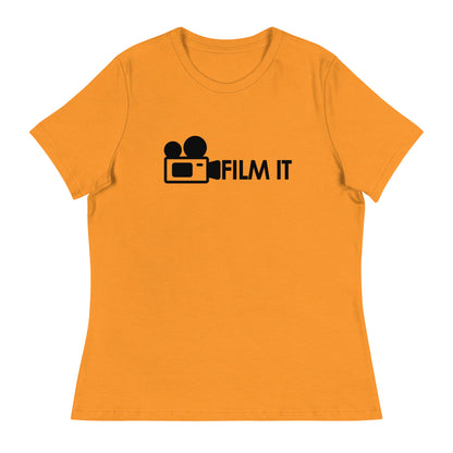 Girl Tees - Film it - Black Logo