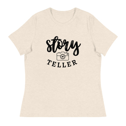 Girl Tees - Story Teller - Black Logo